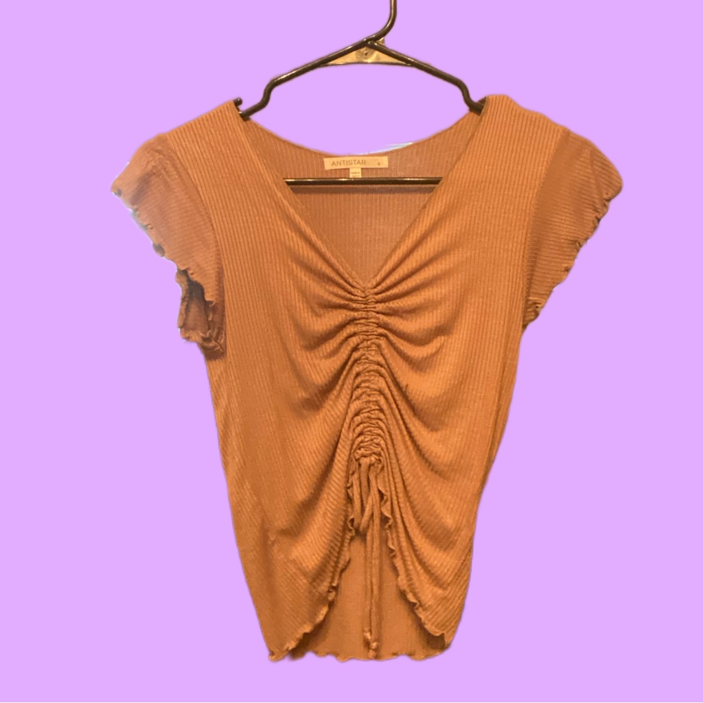Drawstring Crop Top